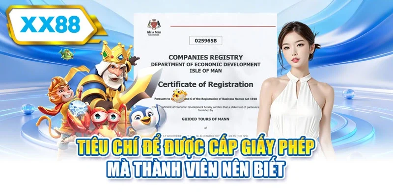 Tiêu chí để được cấp giấy phép mà thành viên nên biết