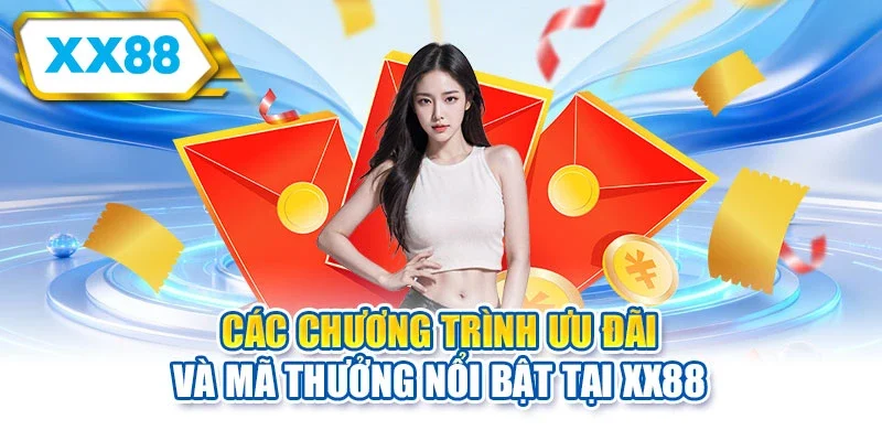 Các chương trình ưu đãi và mã thưởng nổi bật tại XX88